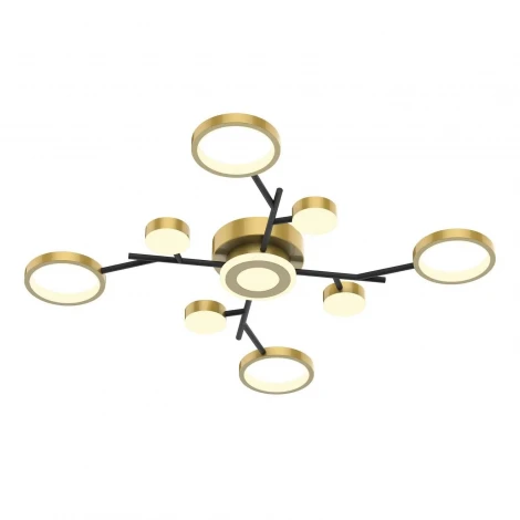 Потолочная люстра на штанге светодиодная с ПДУ F-Promo Hybrid 4686-9C