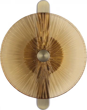 Настенный светильник ST Luce Wasi SL6141.311.01 бронза/янтарь LED 1*11W 4000K (220V, круглые)