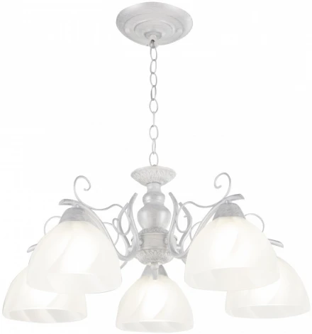 Подвесная люстра Arte Milano Amalfi-0644 330644/5 WT+SL (220V, на цепи)