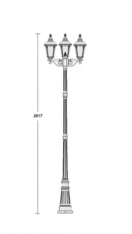 Наземный фонарь Oasis Light Munich 2 S 79760SВ