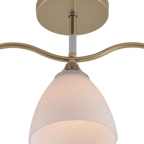 Потолочная люстра на штанге Reluce 01643-0.3-03 GOLD+CR (220V)