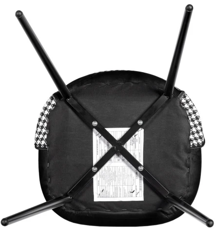 Стул Leo чёрный с жаккардом Bradex Home RF 0267