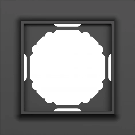 Рамка 1-я, Wave матовый карбон Donel A07 DEW21130