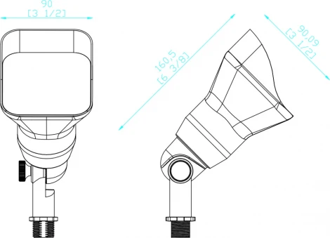 Грунтовый светодиодный светильник LD-Lighting LD-C LD-C009 (220V, IP65)