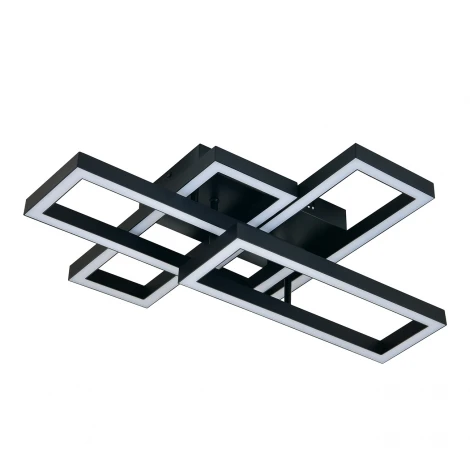 Потолочная люстра светодиодная с пультом и ночным режимом Escada Scheme ES0000024L 100006/A/4C LED*65W Black