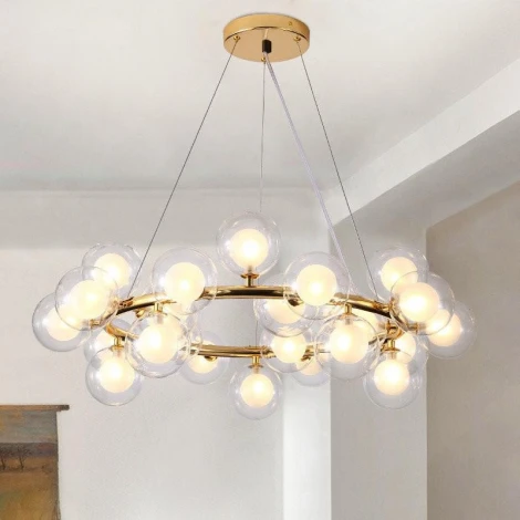 Подвесной светильник Alfa Light F2024-17 (220V, на тросе, шарики)