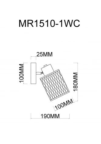 Спот MyFar Кэти MR1510-1WC