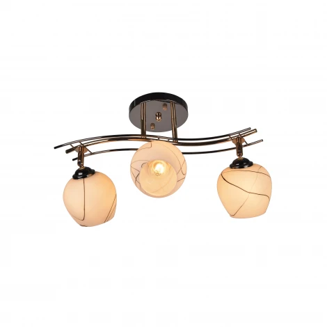 Потолочная люстра IDLamp Violetta 880/3PF-Darkgold