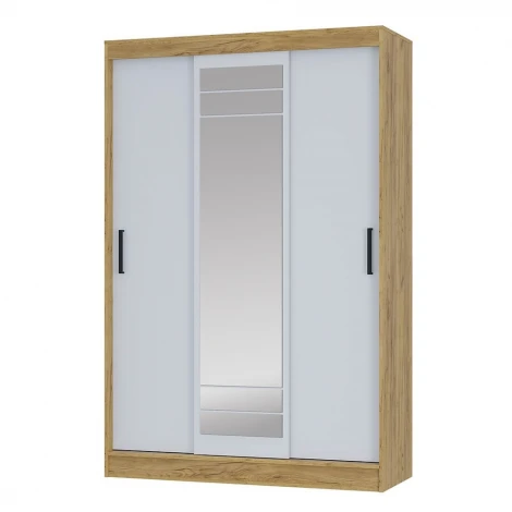 Шкаф БТС-купе Тео ШКК-02, крафт/белый