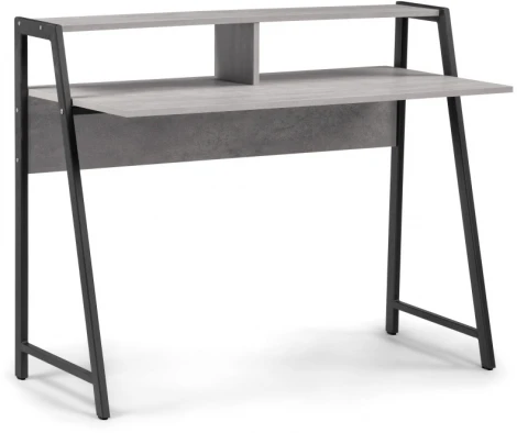 Письменный стол Notta Аларо бетон / черный матовый 542658