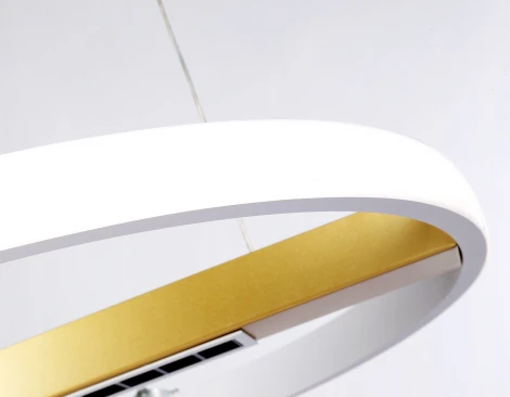 Подвесной светодиодный светильник Ambrella Comfort FL51488 (регулировка яркости, 220V, пульт управления, на тросе, кольцо)