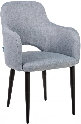 Стул R-Home Ledger Сканди Грей Чёрн