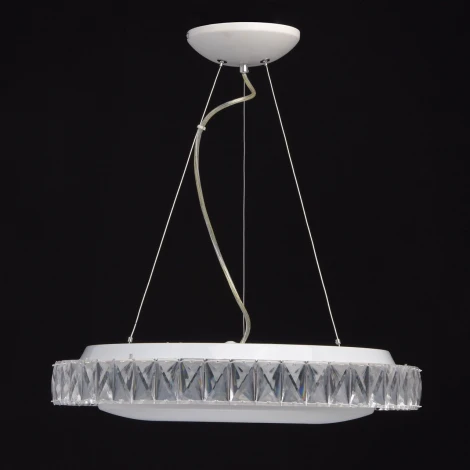 Подвесная люстра DeMarkt Фризанте 687010601 (регулировка яркости, LED, 220V, диммер, пульт управления, на тросе)