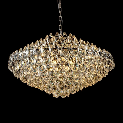 Подвесная люстра хрустальная Modelux MODELUX ML.8861.24P CR