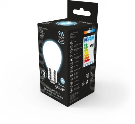 Лампочка светодиодная филаментная Gauss 105202209