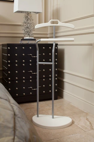 Вешалка костюмная Д 10 металлик/ слоновая кость Mebelik арт.002265