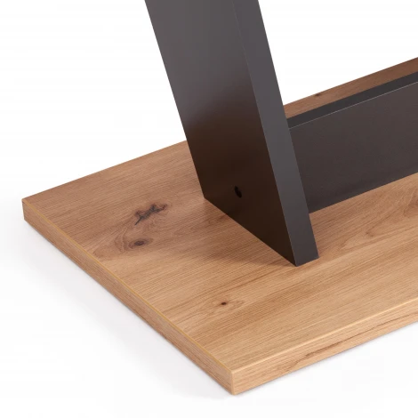 Кухонный стол Tetchair TIBI (ЛДСП/Дуб артисан,Графит)