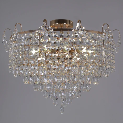 Потолочная люстра хрустальная на штанге Reluce 90192-0.3-08 FGD (220V)