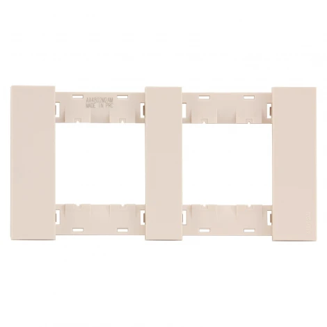 Рамка 2-ая песочный матовый Meiton AA4802M2AM