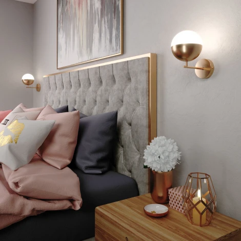 Бра Nuvola 70129/1 Eurosvet латунь (220V, шар)