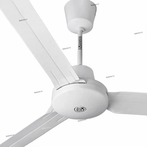 Вентилятор потолочный Vortice Nordik International Plus, 3 лопасти, белый