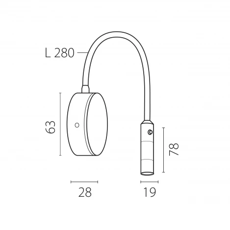 Спот 3W 145LM 3000K, алюминий Lightstar Omega 200134