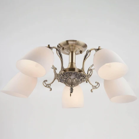 Потолочная люстра Eurosvet 22010 22010/5 античная бронза