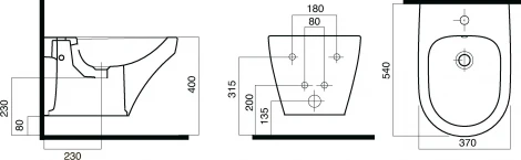 Биде подвесное Am.Pm Inspire C503411WH