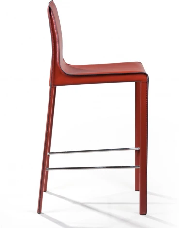 Стул полубарный Barrie, кожа ретро-красный Top Concept BARRIE 2000000000220