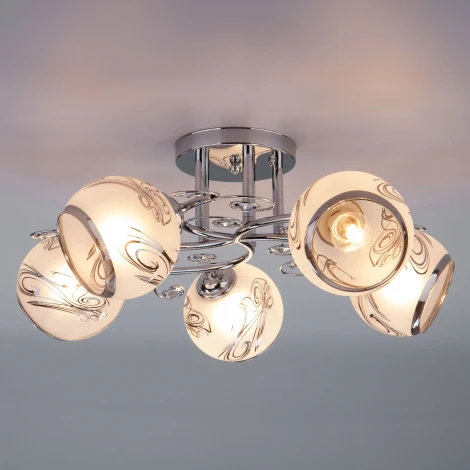 Потолочная люстра Eurosvet 30031 30031/5 хром