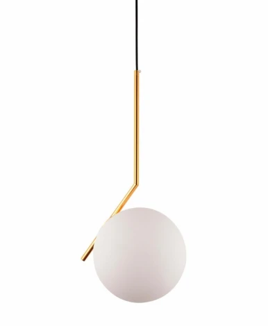Подвесной светильник Lumina Deco Sorento LDP 1215-200 WT+GD (220V, на проводе, шар)