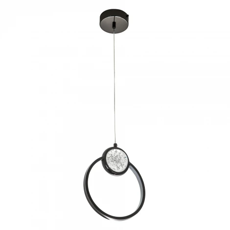 Подвесной светильник светодиодный хрустальный LED4U LED4U L8603-1 BK