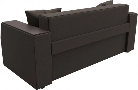 Диван прямой Атлант мини (Коричневый/Рогожка) Лига Диванов арт.122572