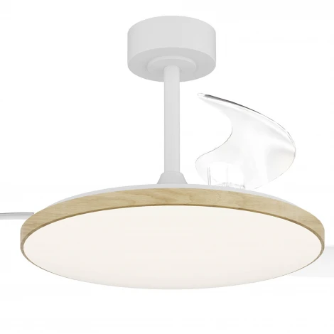 Потолочная светодиодная люстра с вентилятором и пультом Mantra Slim Fan 9007