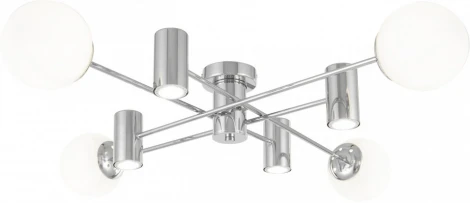 Потолочная люстра на штанге Arte Milano Napoli-5854 335854/4+4 CR (220V, шар)