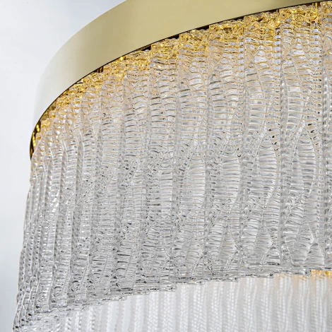 Подвесная люстра светодиодная хрустальная с регулировкой цветовой температуры Modelux MODESTYLE MS.9701.800 BS