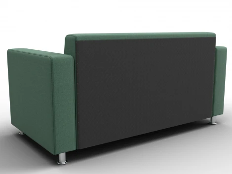 Диван прямой Лига-093 ВН (ДСП,Брус,Фанера,Рогожка/Зеленый) Лига Диванов 134957