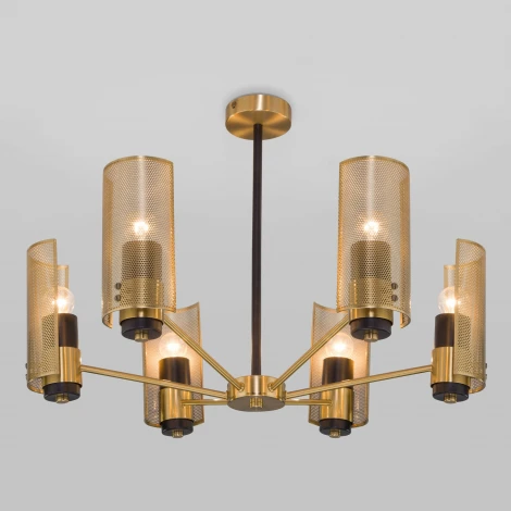 Потолочная люстра на штанге Eurosvet Grino 70139/6 латунь (220V)