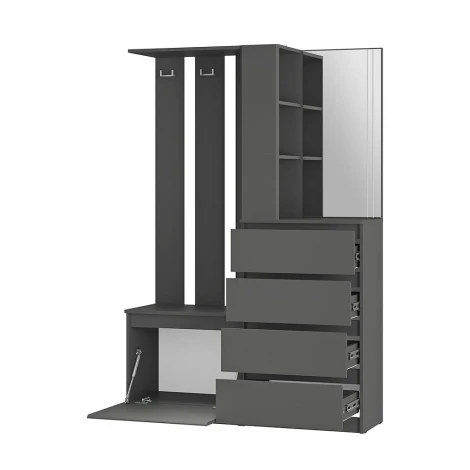 Прихожая БТС Симпл ПР-04, графит