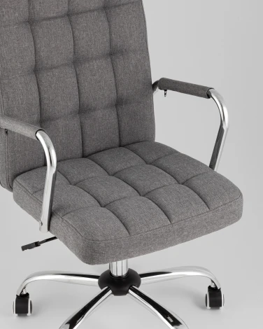 Кресло офисное TopChairs Comfo серый арт.УТ000039425