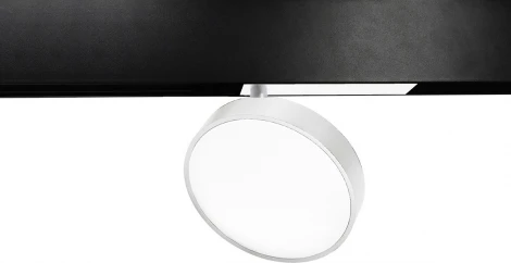 Трековый светильник для магнитного шинопровода 24V 24W Donolux Luna DL18791/White (LED, круглые)