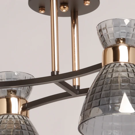 Потолочная люстра на штанге DeMarkt Dela 635015904 (220V)