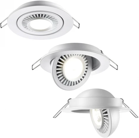 Встраиваемый точечный светильник Novotech Gesso 358815 (LED, 220V, круглые)