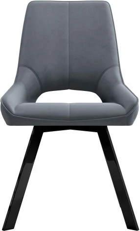 Стул DikLine 268 Z28 серый, ножки черные