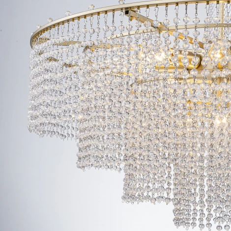 Потолочная люстра на штанге Favourite Fringe 4762-9P