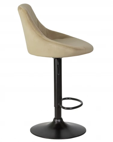 Стул барный LOGAN BLACK (мокко велюр (MJ9-9))