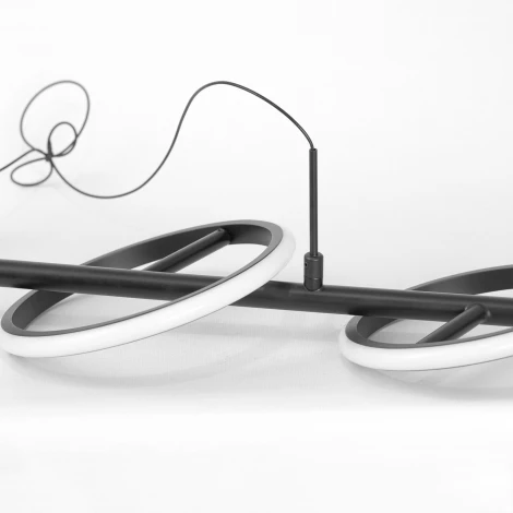 Подвесной светильник Lussole Kimble LSP-7418 (LED, 220V, на проводе, кольцо)