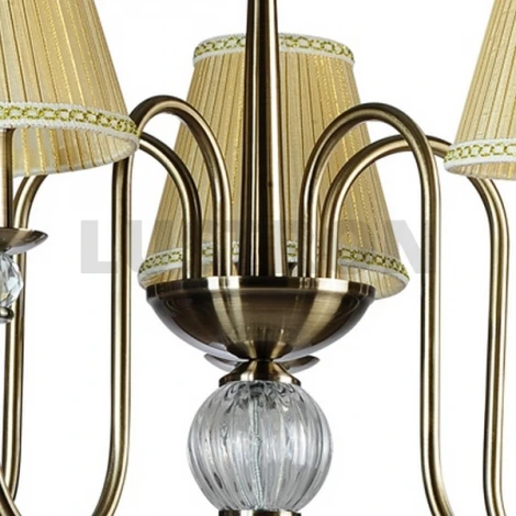 Подвесная люстра IDLamp 826 826/5-Oldbronze