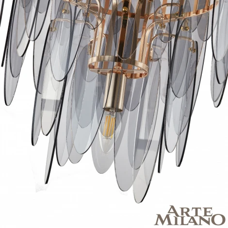 Подвесная люстра Arte Milano 8753B.D800.H750.E14.19 G (220V, на цепи)