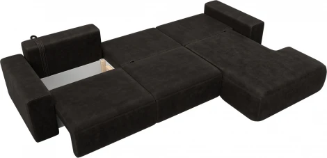 Диван угловой Лига-036 НПБ Классик Лонг правый угол Лига Диванов (Велюр) арт.127788